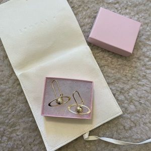 Saturn earrings - brand new